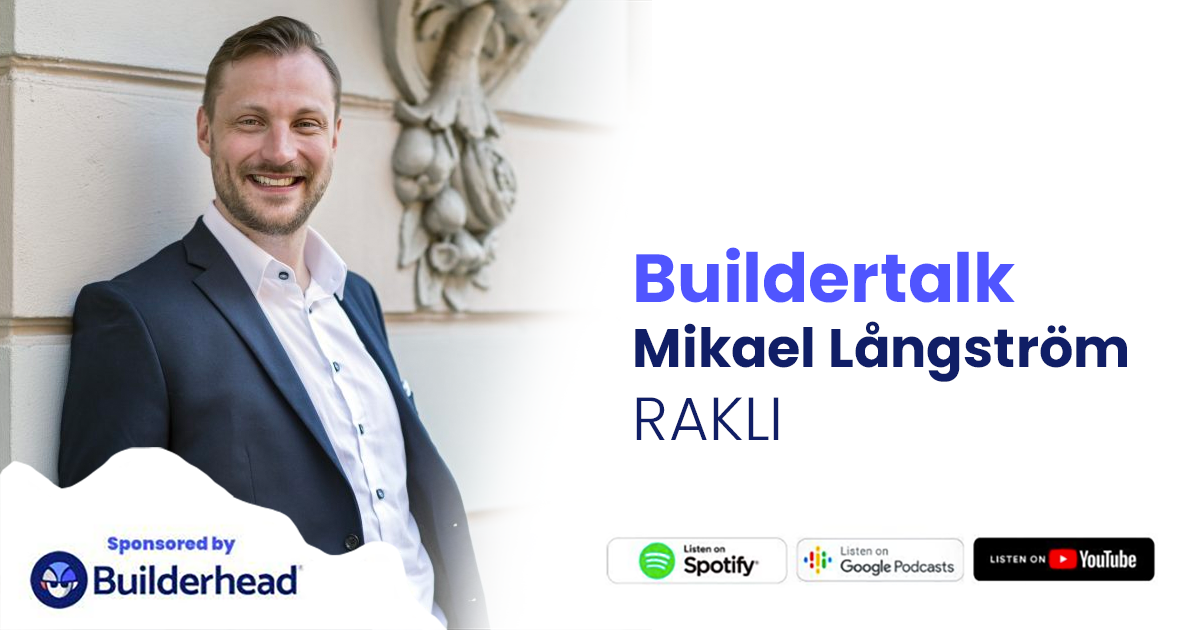 Buildertalk – Rakennusalan digitalisaatio ja PropTech Finland, Mikael Långström, RAKLI